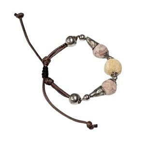 UNBRANDED Adjustable LAVA BEAD Bracelet For ESSENTIAL OIL And WELLNESS